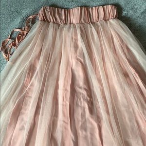 Vintage Tulle Soft Pink Skirt